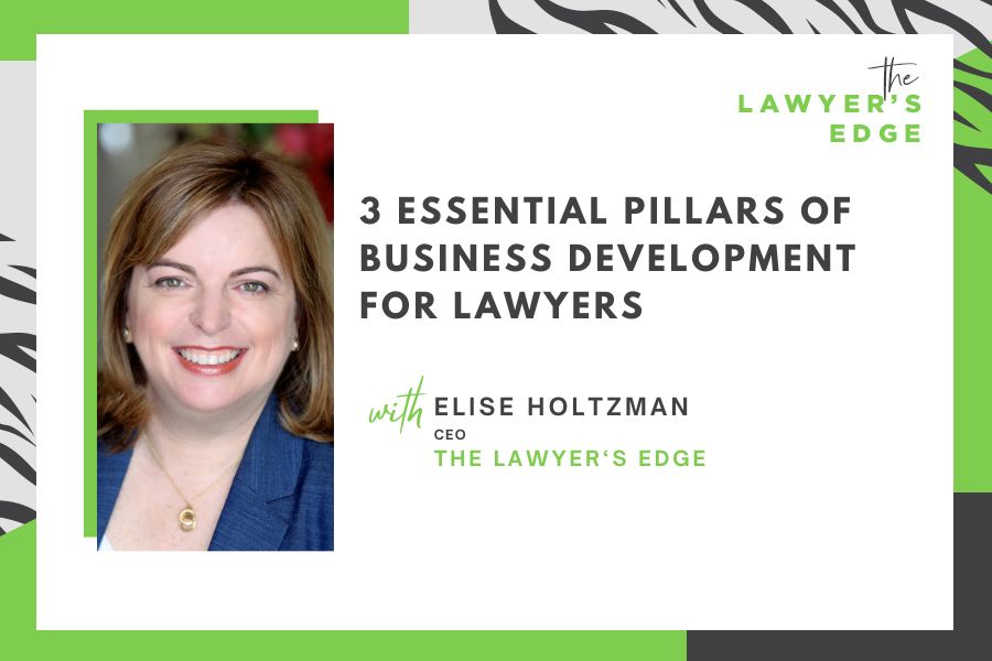 Elise Holtzman | 3 Essential Pillars of Business Development for Lawyers